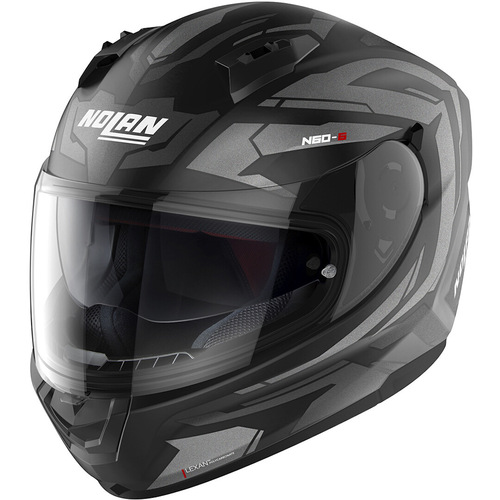Nolan N60-6 Anchor 21 Flat Black/White/Grey Helmet [Size:SM]