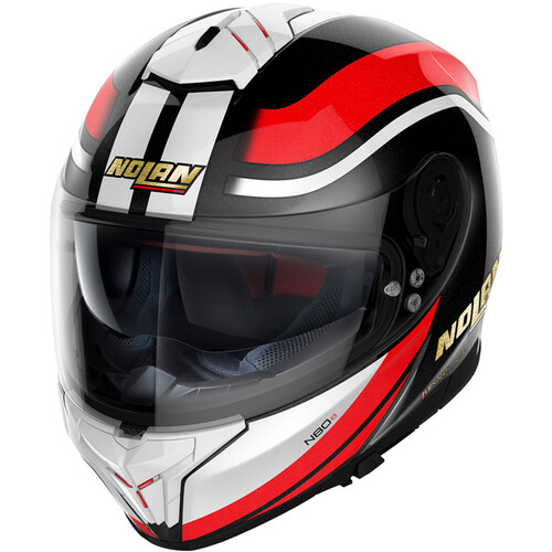 Nolan N80-8 50th Anniversary 26 Black/White/Red Helmet [Size:XS]