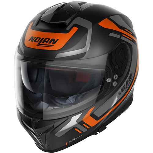 Nolan N80-8 Ally 41 F Black/Orange/Grey Helmet [Size:XS]