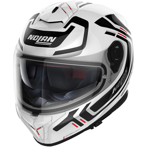 Nolan N80-8 Ally 52 White/Black Helmet [Size:XS]