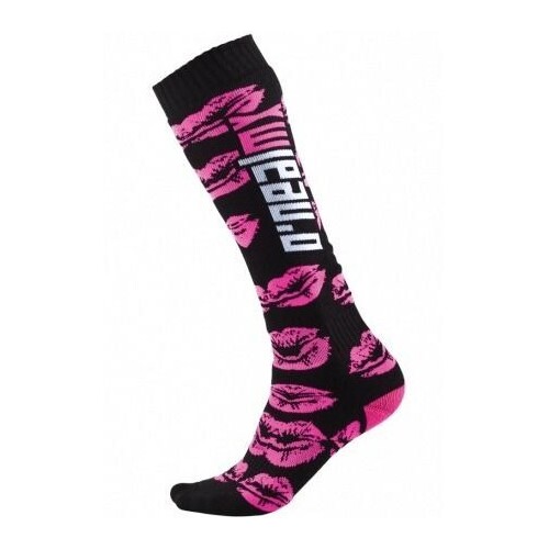 Oneal 2023 Pro MX XOXO Black/Pink Youth Socks