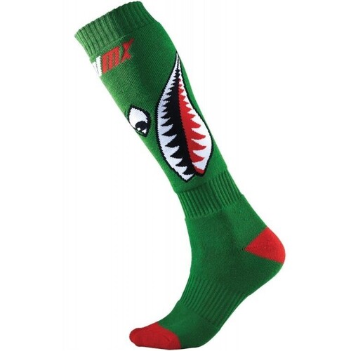 Oneal 2023 Pro MX Bomber Green Youth Socks