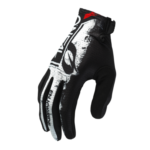 Oneal 2024 Matrix Shocker V.23 Black/Red Gloves [Size:SM]