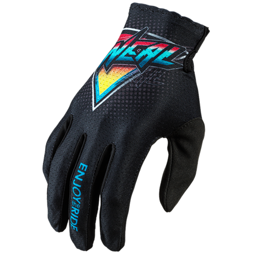 Oneal 2021 Matrix Speedmetal Black/Multi Youth Gloves [Size:XS]