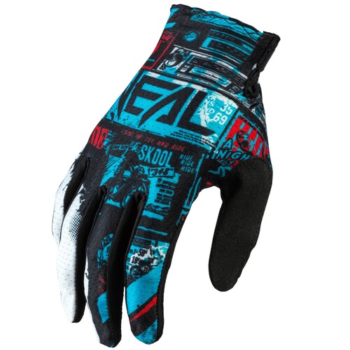 Oneal 2023 Matrix Ride Black/Blue Gloves [Size:SM]