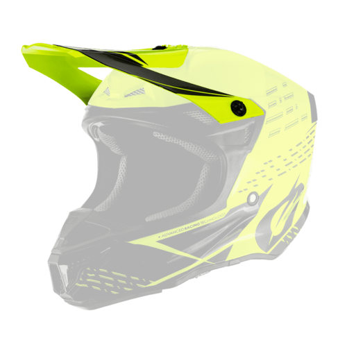 Oneal Replacement Peak for 2020 5 SRS Trace Black/Yellow Helmet