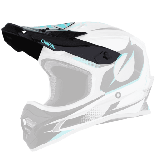 Oneal Replacement Peak for 2020 3 SRS Riff Teal Youth Helmet