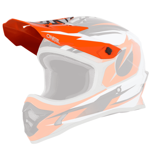 Oneal Replacement Peak for 2020 3 SRS Riff Orange Youth Helmet