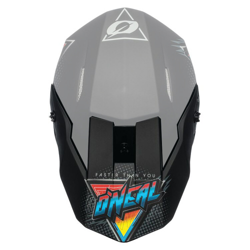 Oneal Replacement Peak for 2021 3 SRS Speedmetal Black/Multi Helmet
