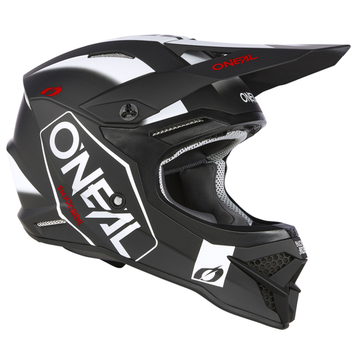 Oneal 2024 3 SRS Hexx V.23 Black/White Helmet [Size:XS]