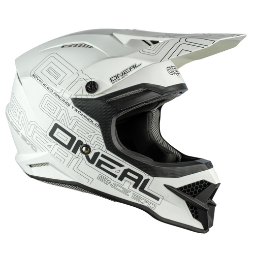 Oneal 2024 3 SRS Solid V.23 Flat White Helmet [Size:XS]