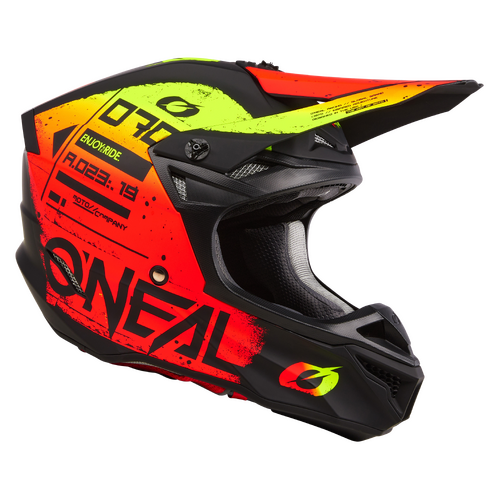 Oneal 2024 5 SRS Scarz V.24 Black/Red/Yellow Helmet [Size:SM]