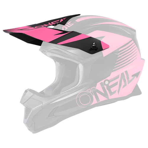 Oneal Replacement Peak for 2023 1 SRS Stream V.23 Black/Pink Youth Helmet