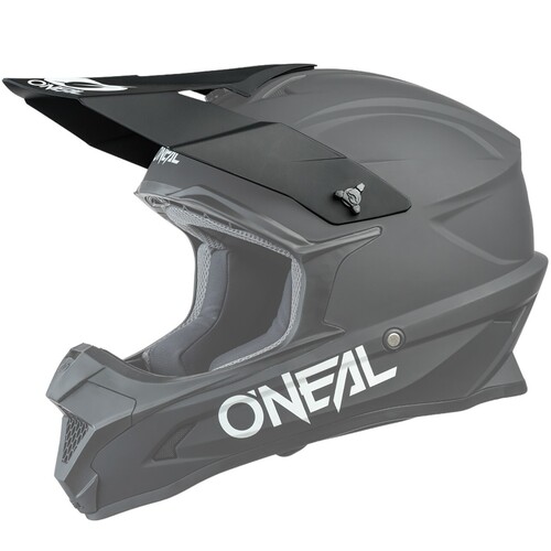 Oneal Replacement Peak for 2023 1 SRS Solid Black Youth Helmet