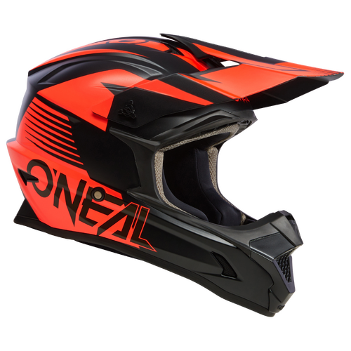 Oneal 2024 1 SRS Stream V.23 Black/Red Youth Helmet [Size:MD]