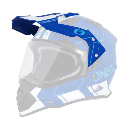 Oneal Replacement Peak for 2020 Sierra II Comb Blue/White Helmets