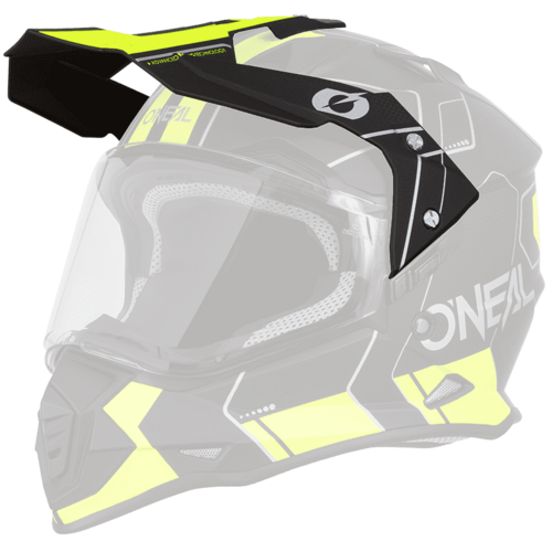 Oneal Replacement Peak for 2020 Sierra II Comb Black/Yellow Helmets