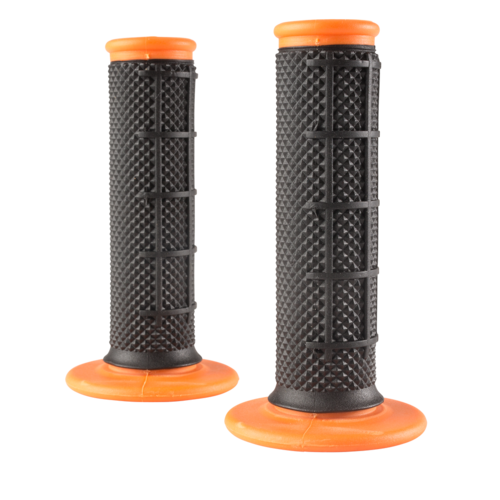 Oneal MX Diamond Dual Compound Grips (Open Ends) Black/Orange