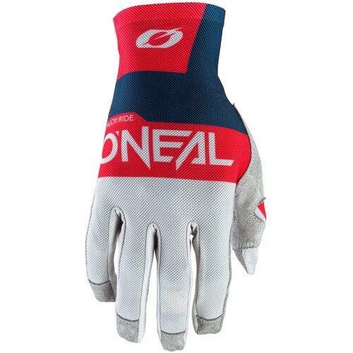 Oneal 2023 Airwear Grey/Blue/Red Gloves [Size:SM]