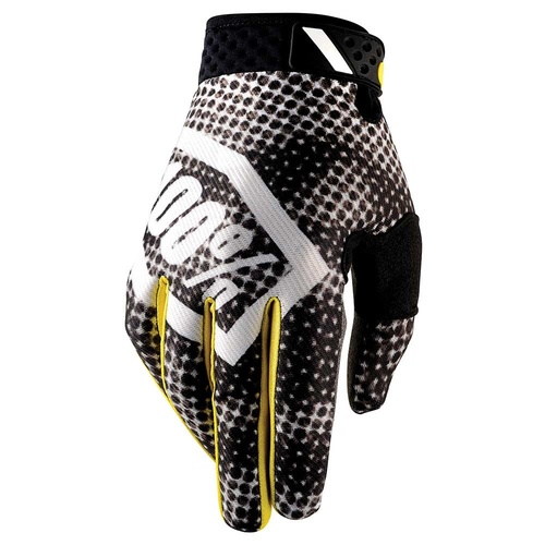 100% Ridefit Blurred Camo Gloves [Size:SM]