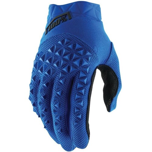 100% Airmatic Blue/Black Gloves [Size:SM]