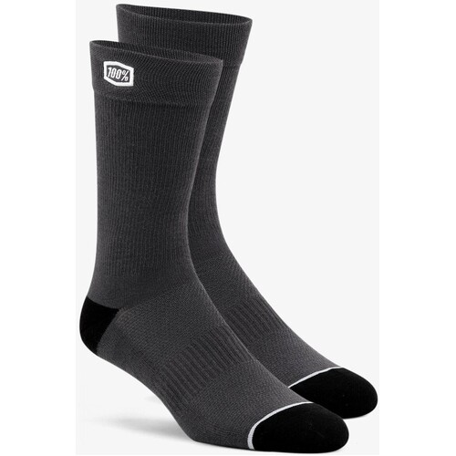100% Solid Casual Grey Socks [Size:SM/MD]