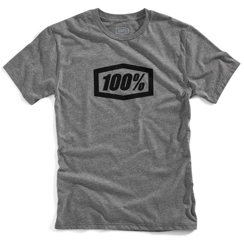 100% Essential Gunmetal T-Shirt [Size:SM]