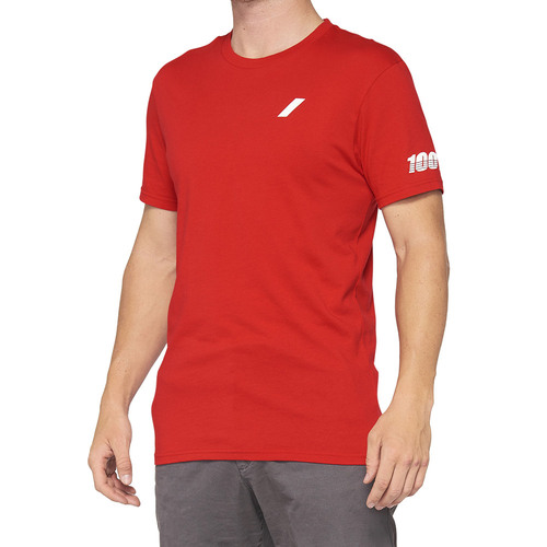 100% Tiller Red T-Shirt [Size:SM]