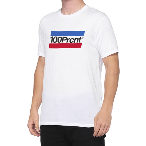 100% Alibi White T-Shirt [Size:SM]