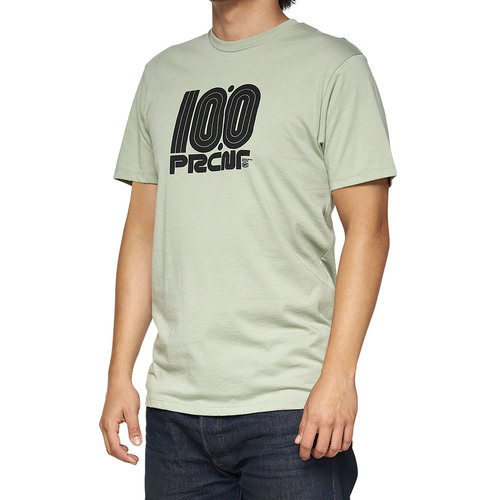 100% Pecten Slate Green T-Shirt [Size:SM]