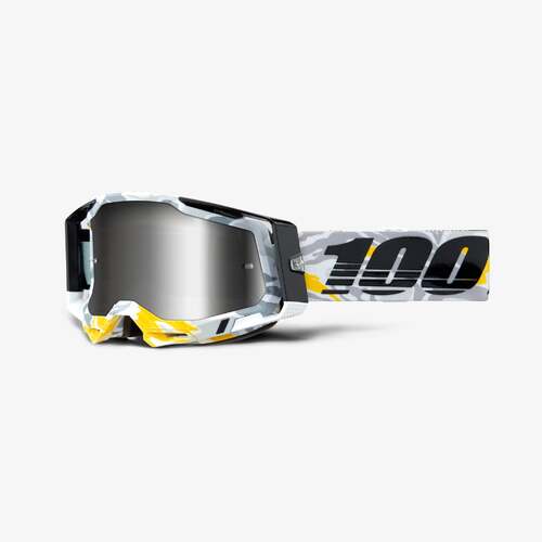 100% Racecraft2 Goggles Korb w/Mirror Silver Lens