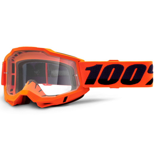 100% Accuri2 Goggles Orange w/Clear Lens