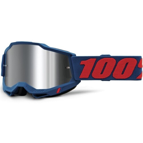 100% Accuri2 Goggles Odeon w/Flash Silver Lens