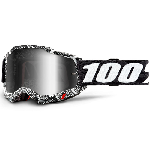 100% Accuri2 Goggles Cobra w/Mirror Silver Lens