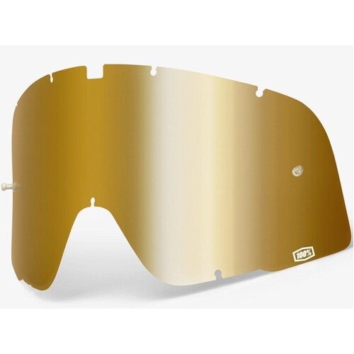 100% Replacement True Gold Lens for Barstow Goggles
