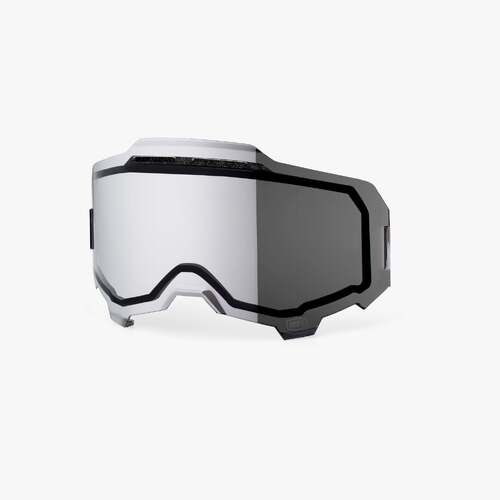 100% Replacement Dual Pane Vented Mirror Silver Flash Lens for Armega Goggles