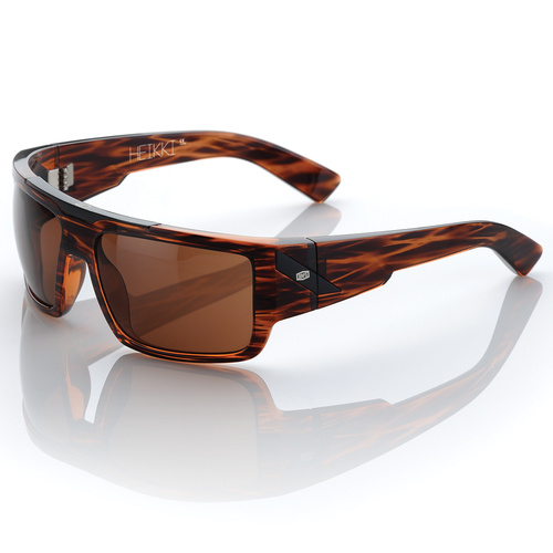 100% Heikki Sunglasses Tortoise w/Brown Tint Lens