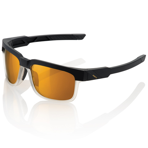 100% Type-S Sunglasses Soft Tact Licorice w/Bronze PeakPolar Lens