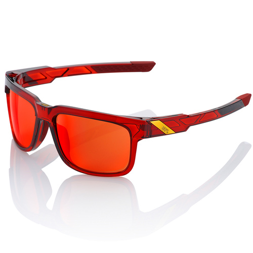 100% Type-S Sunglasses Cherry Palace w/Deep Red Mirror Lens