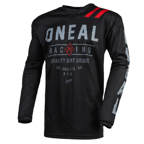 Oneal 2021 Element Threat Dirt Black/Grey Jersey [Size:SM]