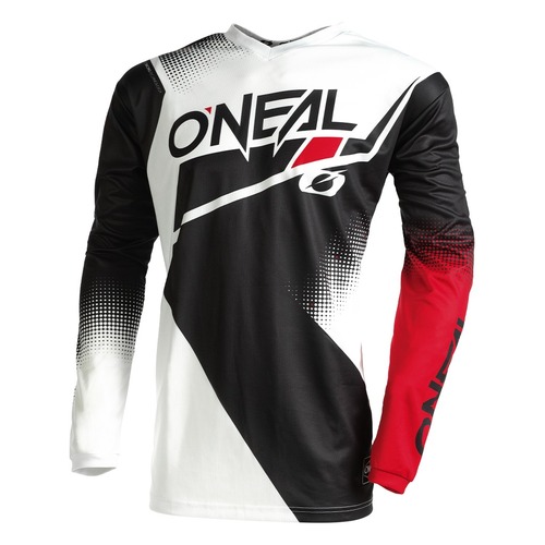Oneal 2022 Element Racewear V.22 Black/White/Red Jersey [Size:SM]