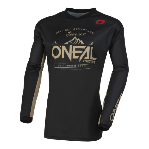 Oneal 2023 Element Dirt V.23 Black/Sand Jersey [Size:MD]