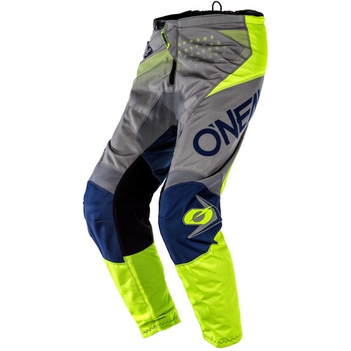 Oneal 2020 Element Factor Grey/Blue/Yellow Pants [Size:32]