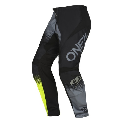 Oneal 2022 Element Racewear V.22 Black/Grey/Neon Yellow Pants [Size:40]