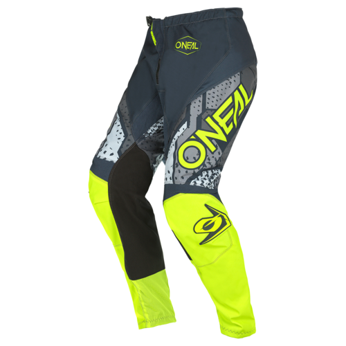 Oneal 2023 Element Camo V.22 Grey/Neon Yellow Youth Pants [Size:18]