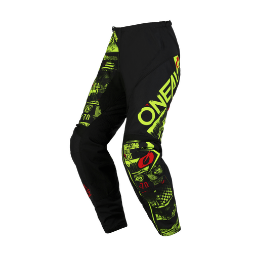 Oneal 2023 Element Attack V.23 Black/Neon Yellow Pants [Size:28]