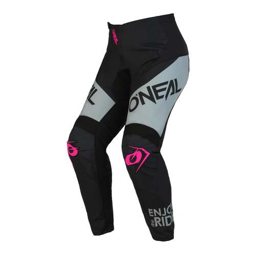 Oneal 2023 Element Racewear V.23 Black/Pink Youth Girls Pants [Size:18]