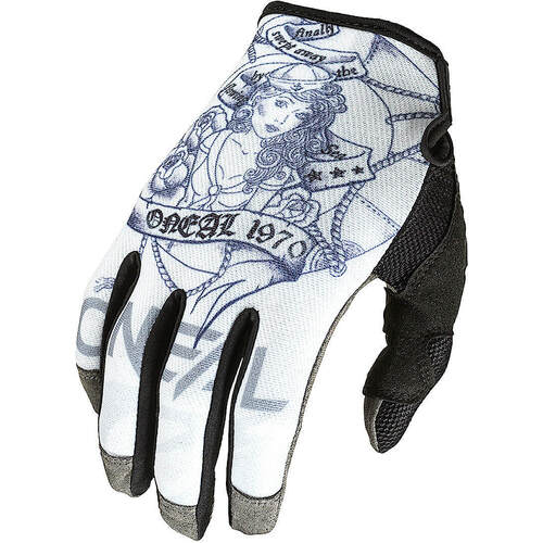 Oneal 2023 Mayhem Sailor V.22 White Gloves [Size:SM]