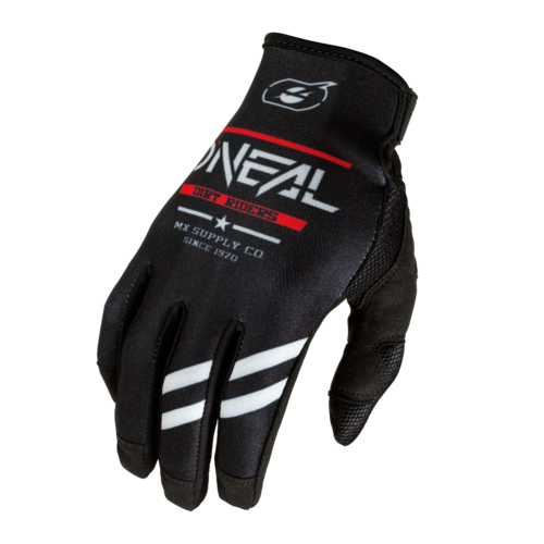 Oneal 2023 Mayhem Squadron V.22 Black/Grey Gloves [Size:SM]