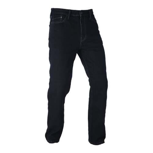 Oxford Original CE Armourlite Black Straight Short Jeans [Size:30]